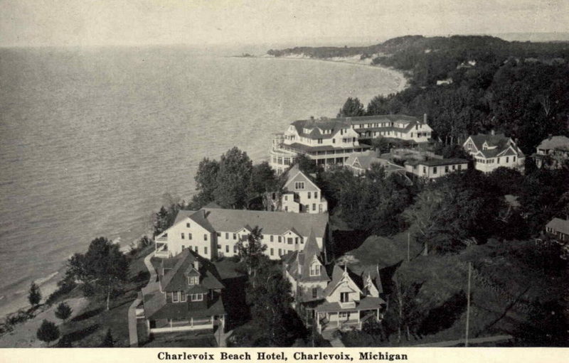 Beach Hotel - Vintage Postcard (newer photo)